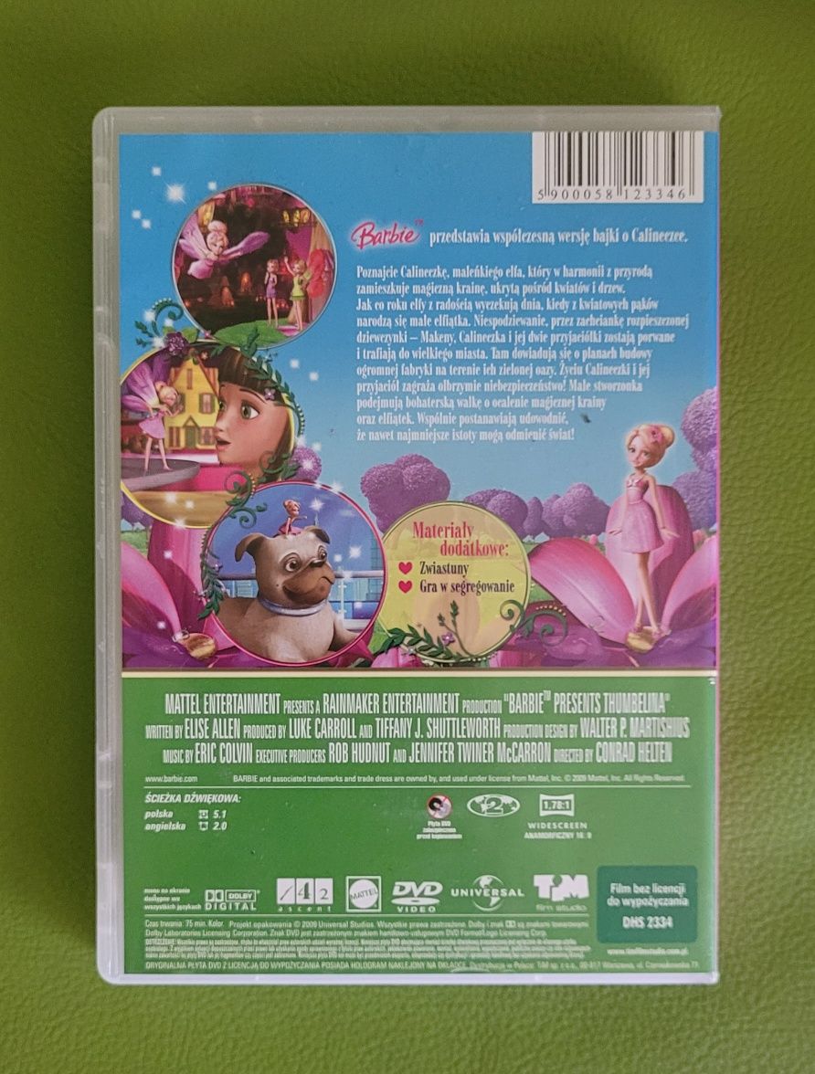 Trzy płyty DVD z serii "BARBI"