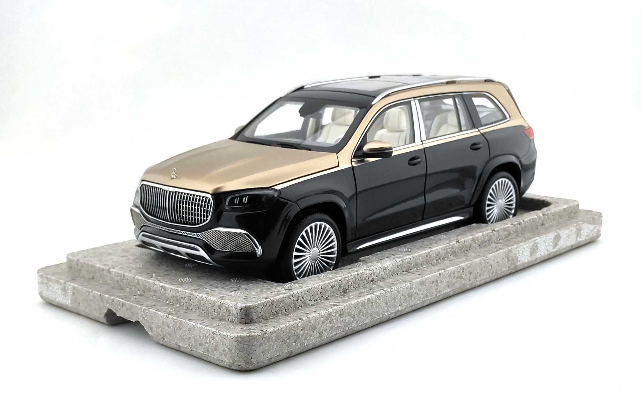 1/18 Mercedes Benz Maybach GLS 600 X167 black-gold Paragon