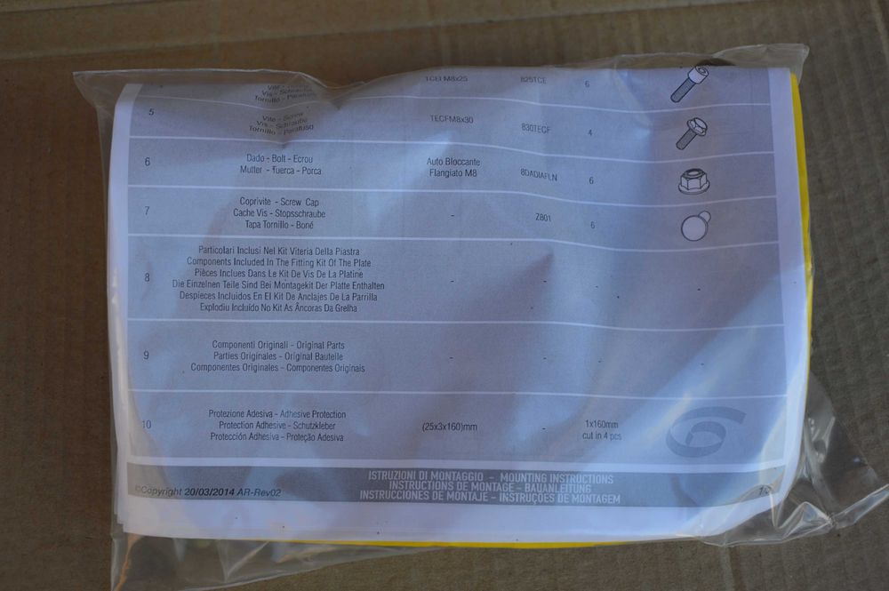 Honda Integra 750 '14-15r GIVI stelaż pod kufer centralny + PŁYTA nowy