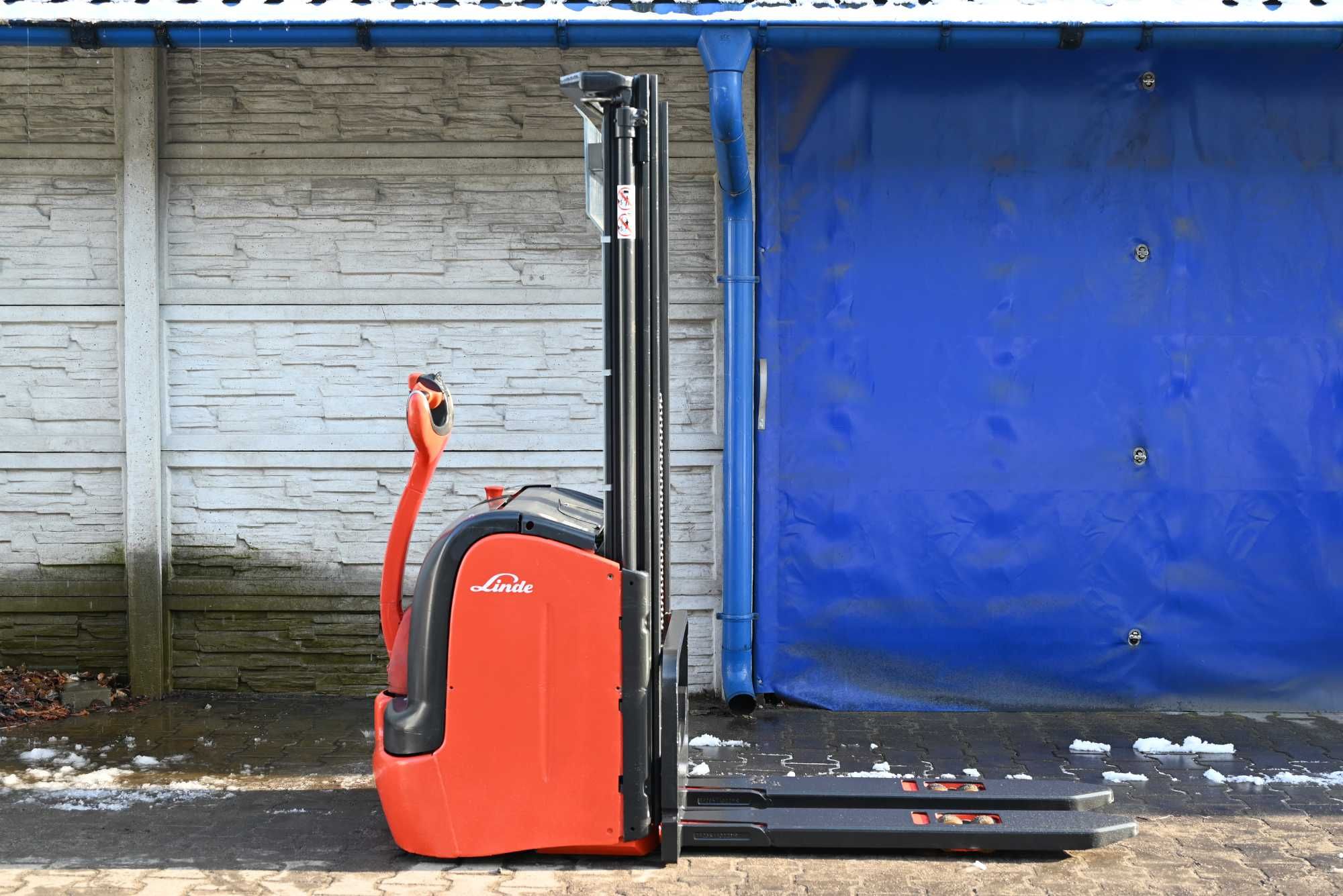 Paleciak elektryczny Linde L14 301cm Bat:2020rok 1400kg Duplex FHP 326