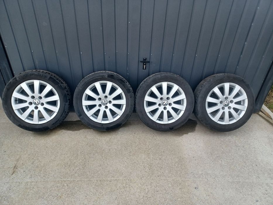 Felgi z oponami Borbet VW,Skoda 5x112 16 cali.