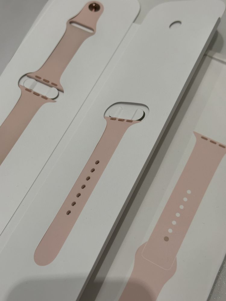 Pasek zegarka Apple Watch Rose Pink Sand Sport Band NEW różowy 44 45