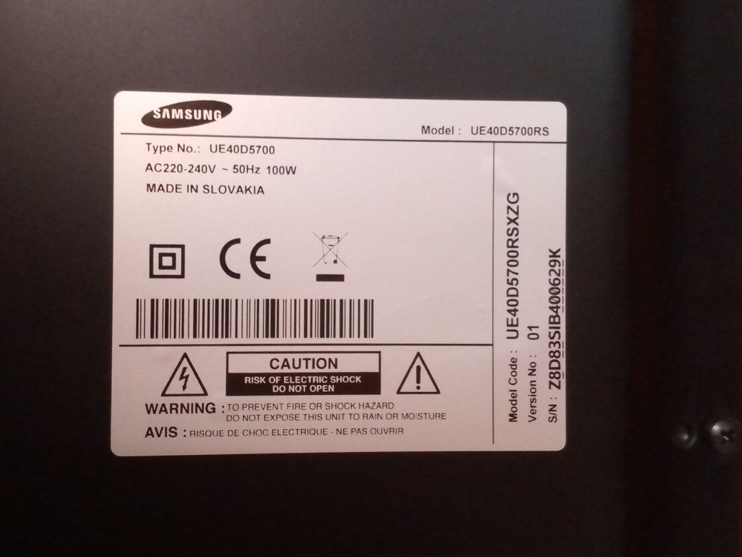 Телевизор Samsung UE40D5700RS(диагональ 101,6 см), Smart TV,