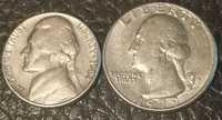 United States of America Liberty Quarter dollar 1979 i Five cent 1964
