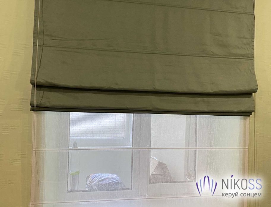 Рулонные шторы на любые окна, Жалюзи День Ночь и Римские Шторы АХ8
