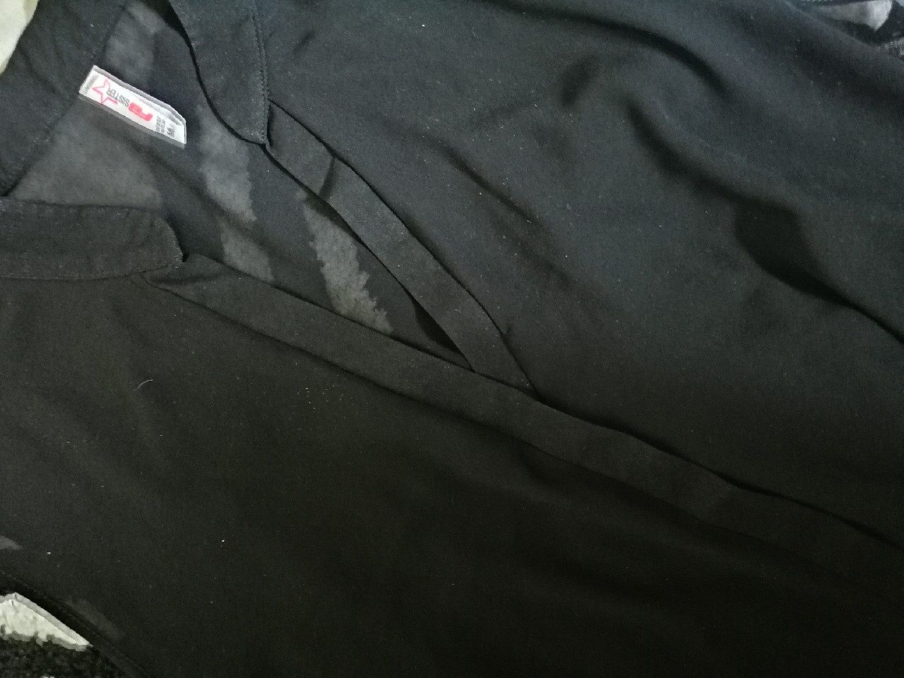 NEW YORKER swobodna bluzka koszula crop top z kołnierzykiem Xs-m NOWA!