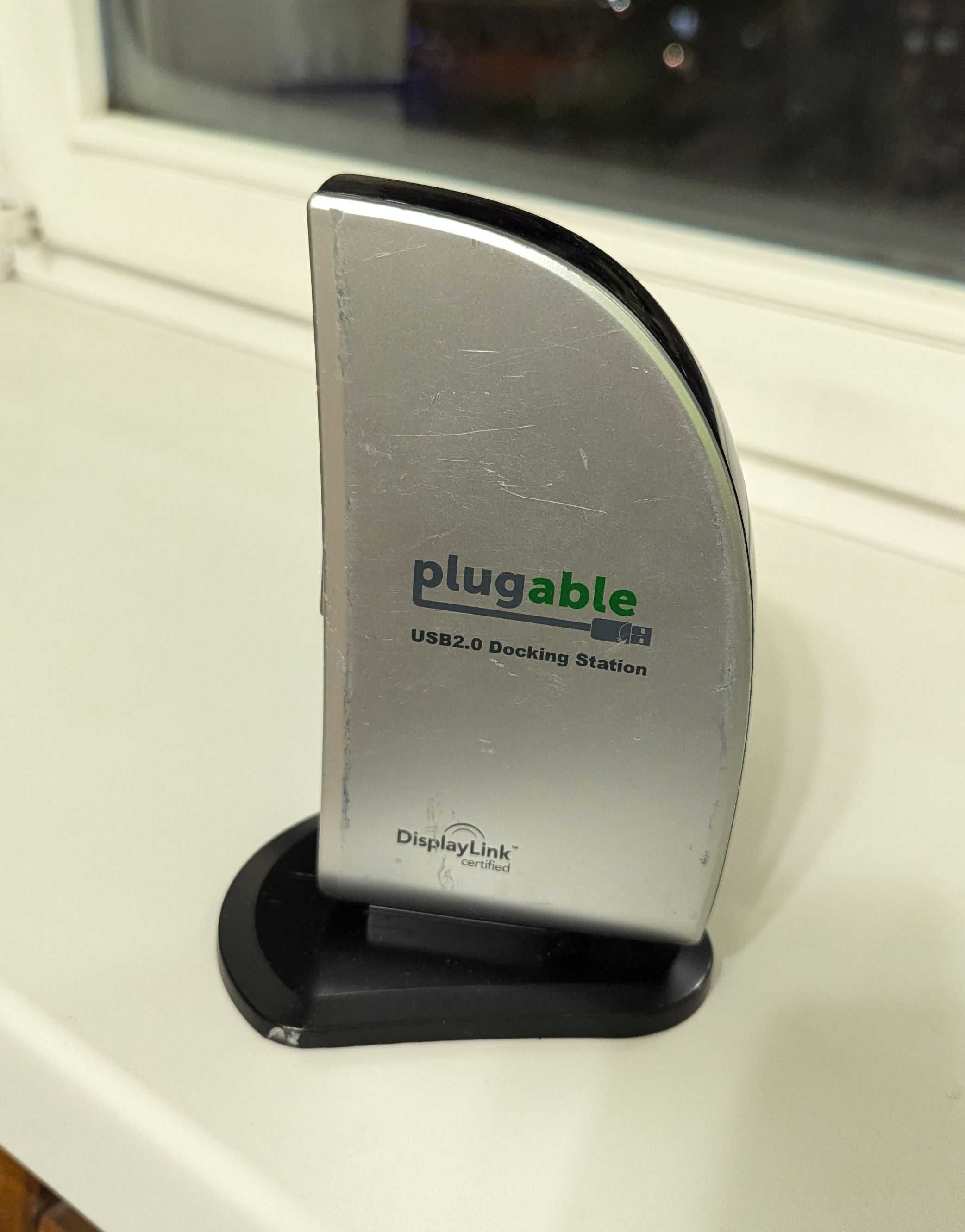 докстанція на ноутбук DVI Audio USB стара PLUGABLE DisplayLink