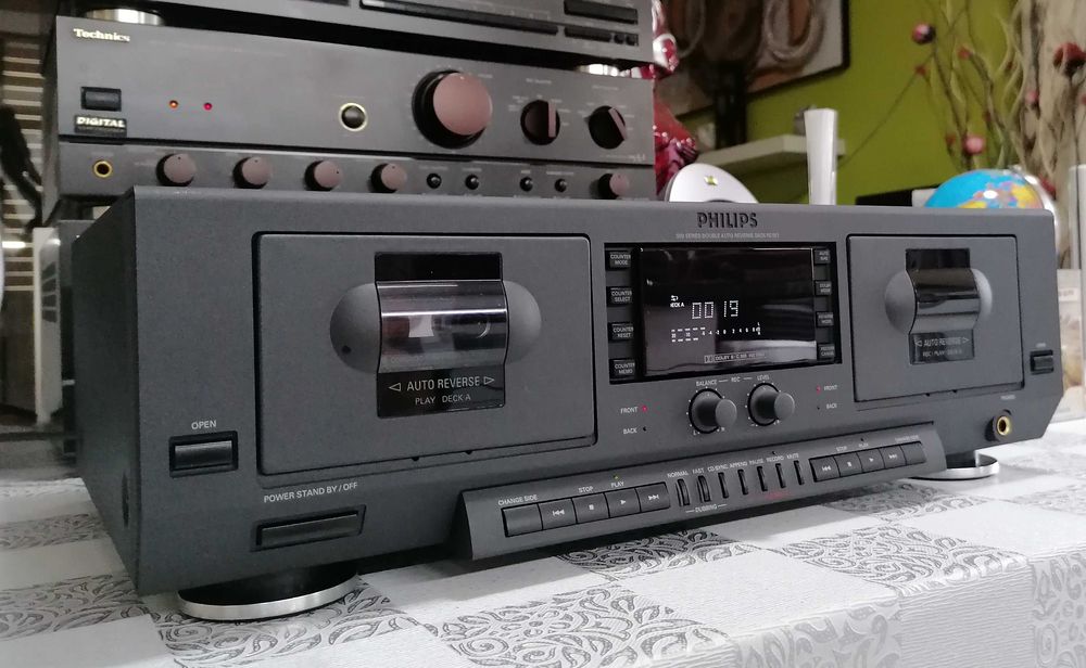 Deck de Cassetes Philips FC931, Em Excelente Estado Sem Riscos