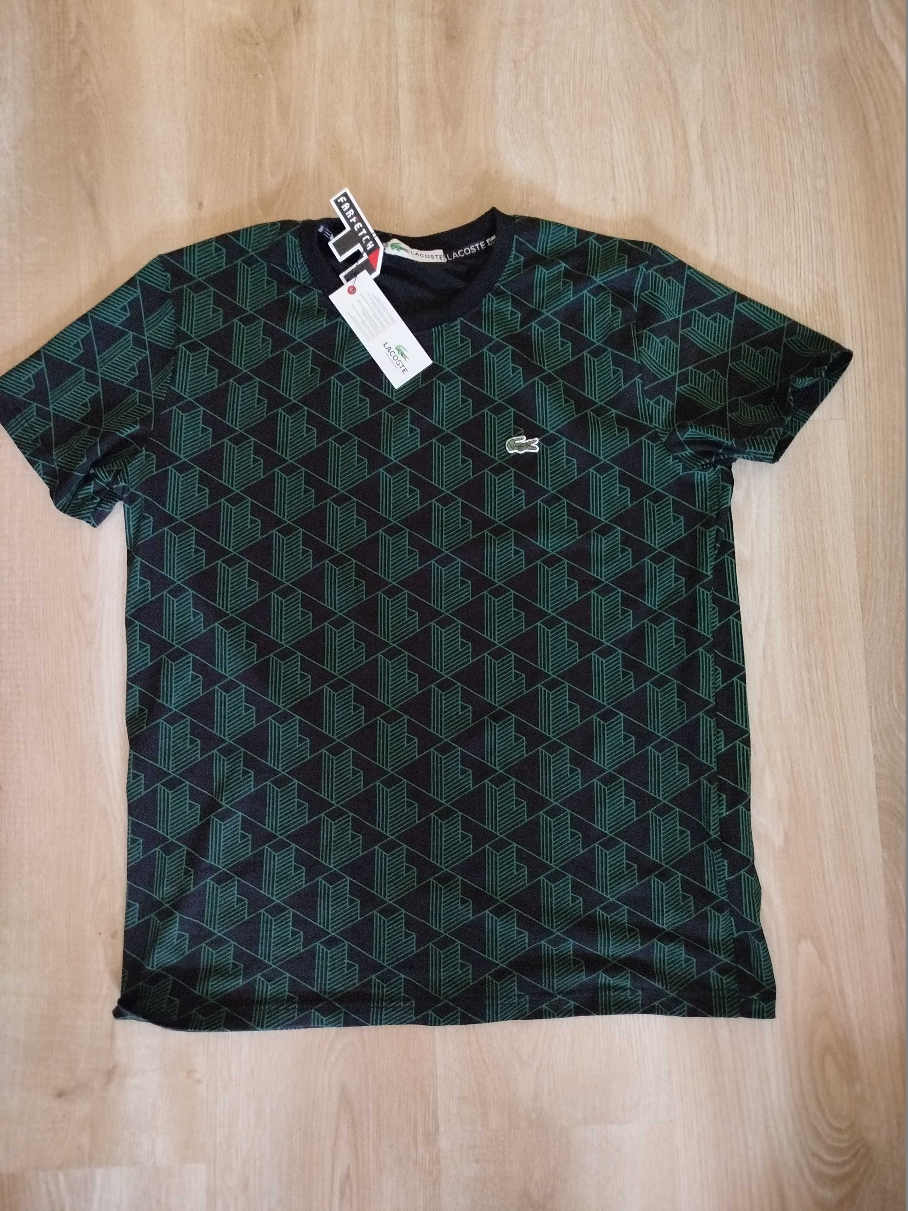 Super Koszulka Lacoste Print  L nowa z metkami