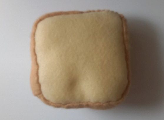 Przytulanka kawaii egg toast handmade