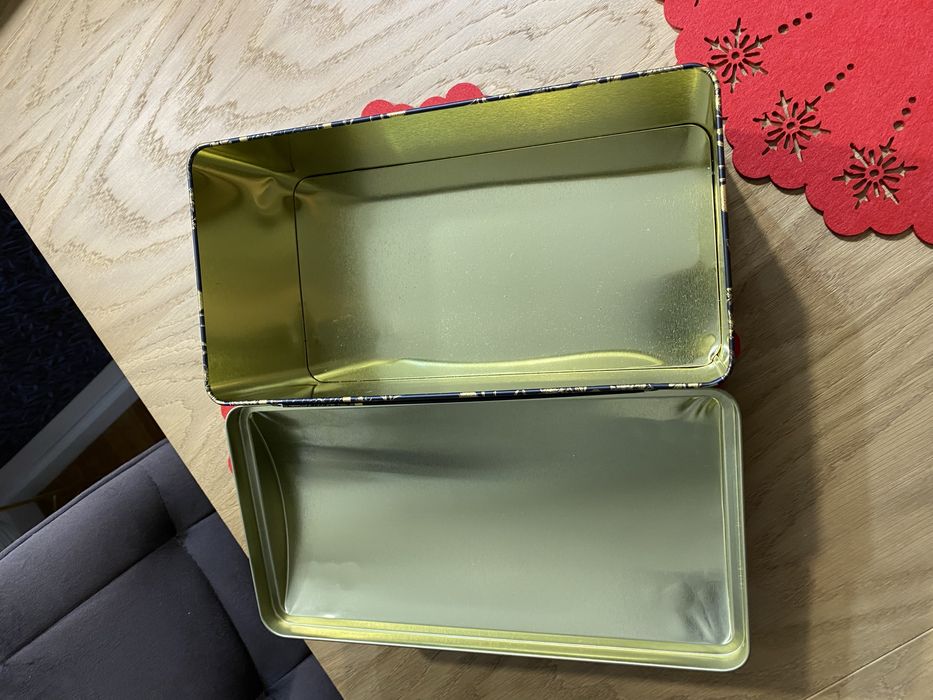 Choco-Maya ozdobny kuferek pojemnik metalowy