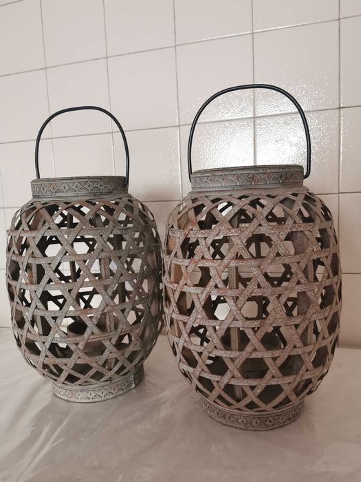 Conjunto de lanternas decorativas