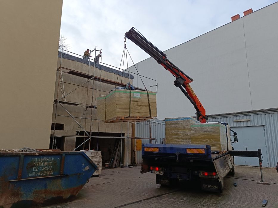 Transport hds wywrotka usługi dźwigowe hds