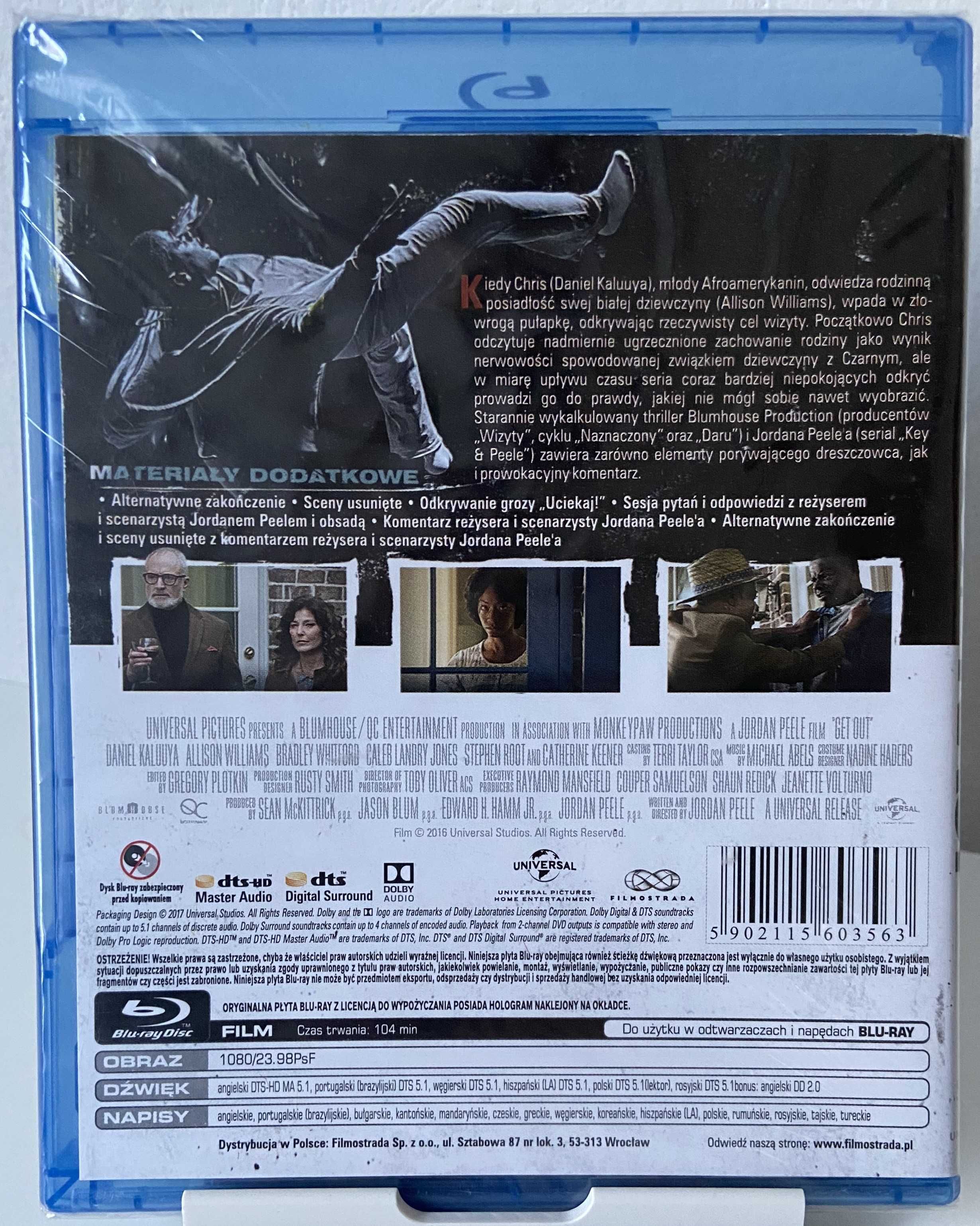 Uciekaj (Jordan Peele) Blu-ray