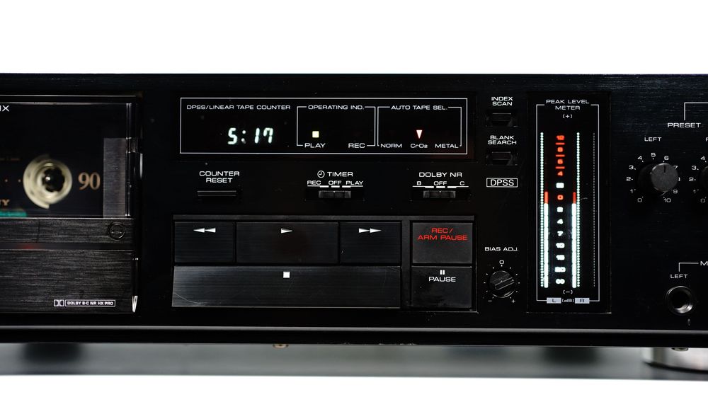 Rewelacyjny RETRO deck KENWOOD KX-660HX *Index DPSS HX PRO Dolby B C