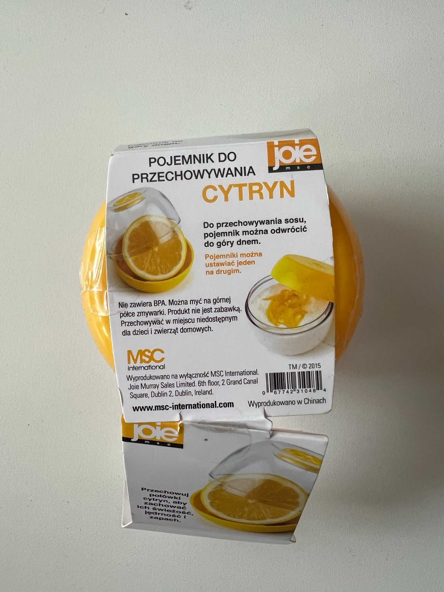 Pojemnik do przechowywania cytryn