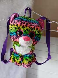 Дитячий рюкзак рюкзачок глазастик леопард тушка