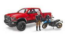 Пікап Dodge RAM 2500 з мотоциклом Ducati від Bruder (Брудер) 02502
