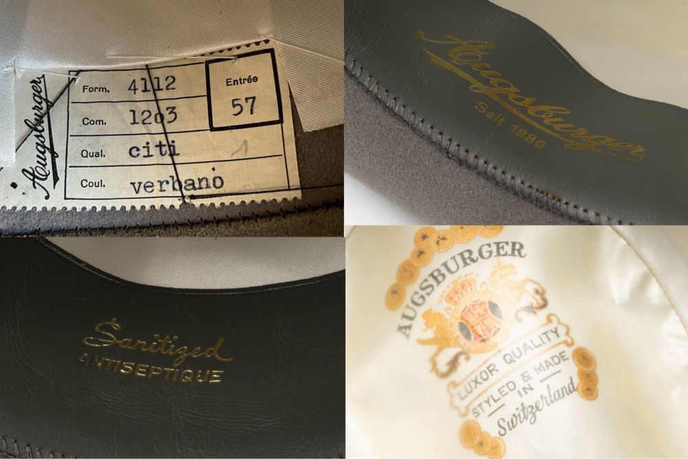 AUGSBURGER vintage Hat чоловічий капелюх