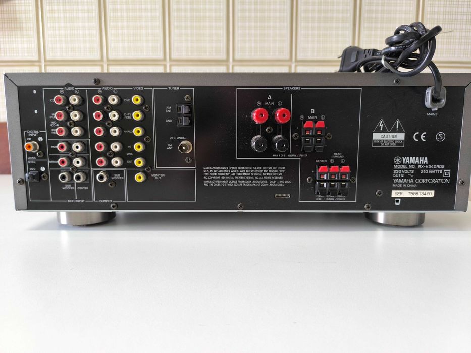 Sistema de Som Yamaha RX-V340RDS
