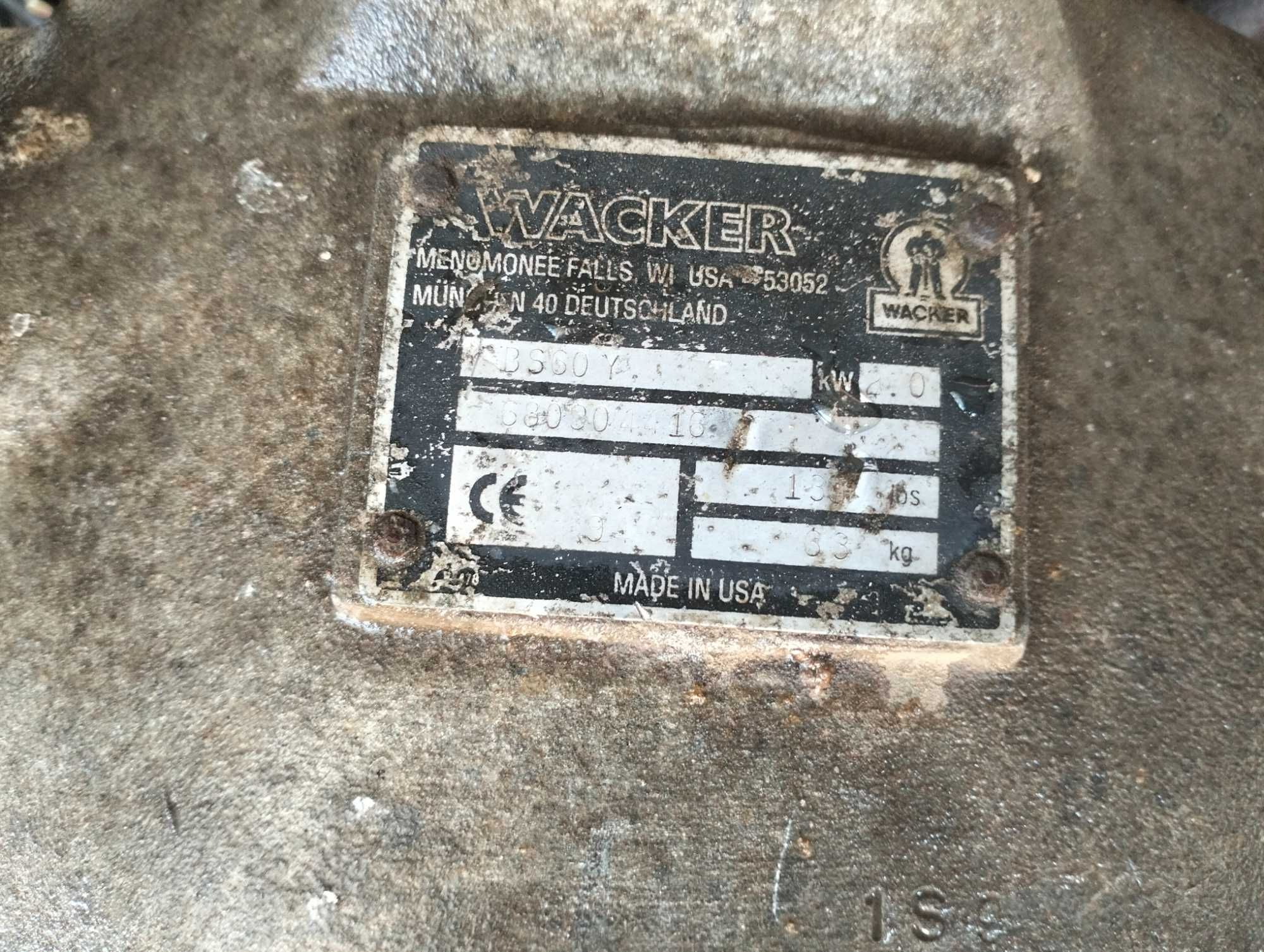 Skoczek Stopa Wibracyjna Ubijak Żaba Wacker BS 60 Y Zagęszczarka Duży
