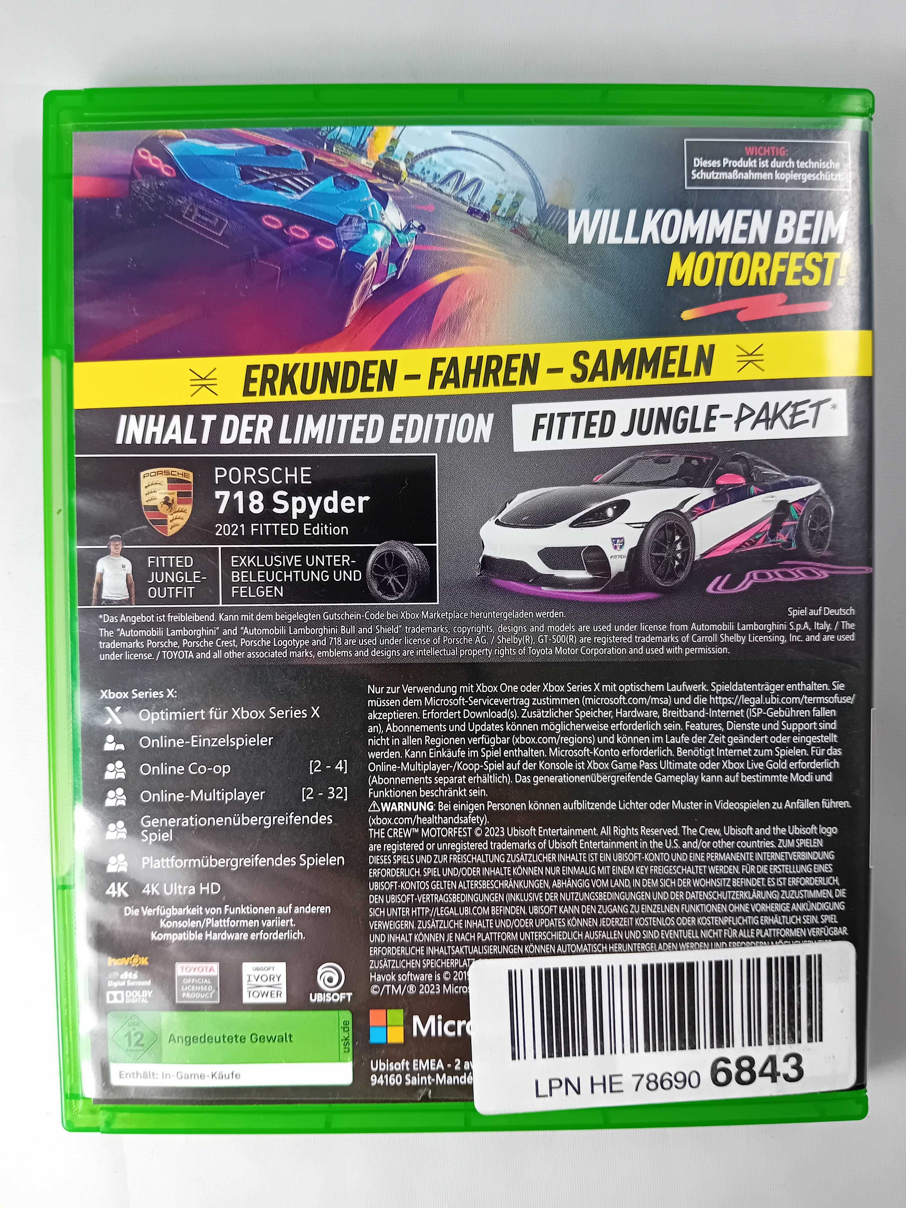 The Crew Motorfest Limited Edition XBOX ONE, SERIES X