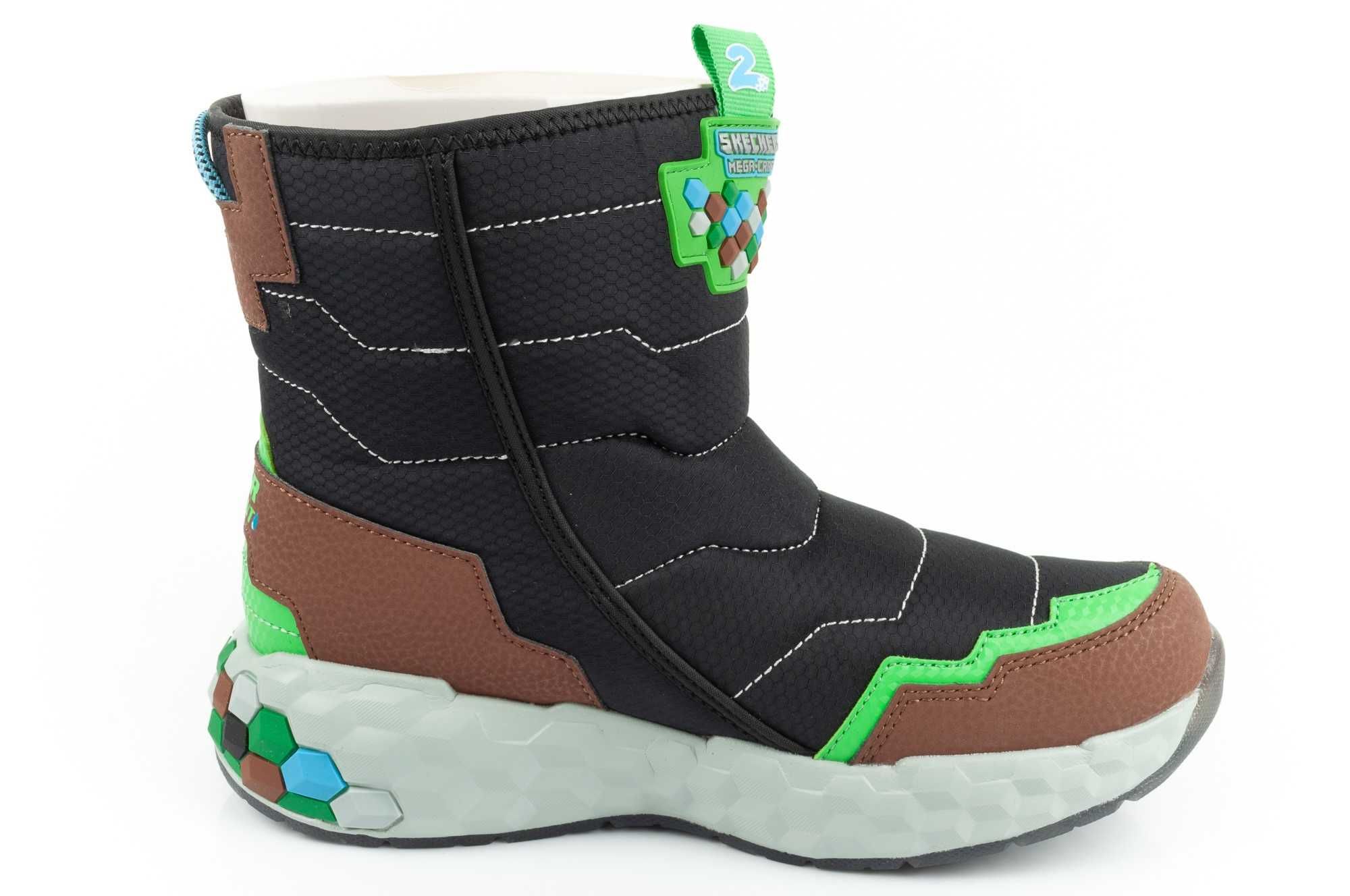 Buty dziecięce śniegowce Skechers [402216L/BKBR]