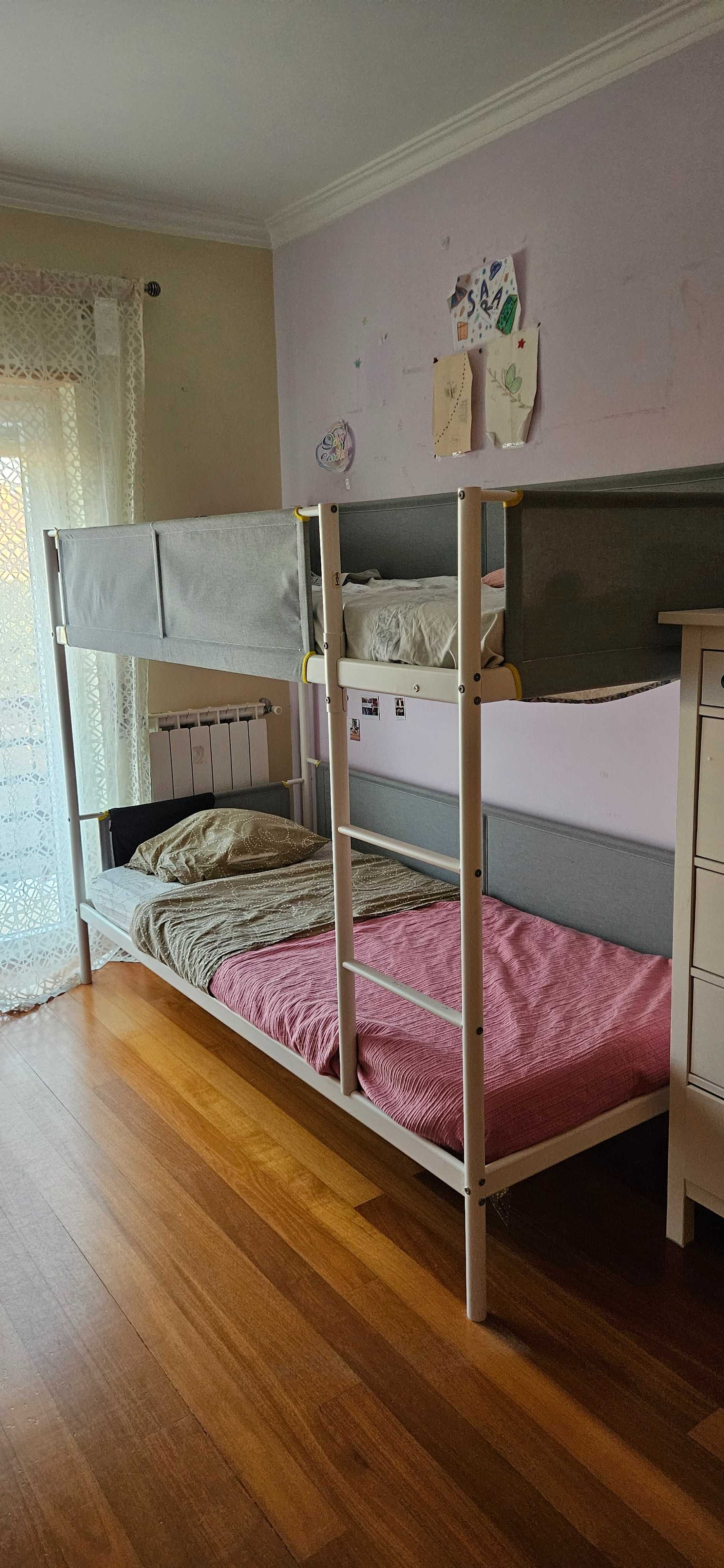 Cama Beliche Criança + Armario + Bau