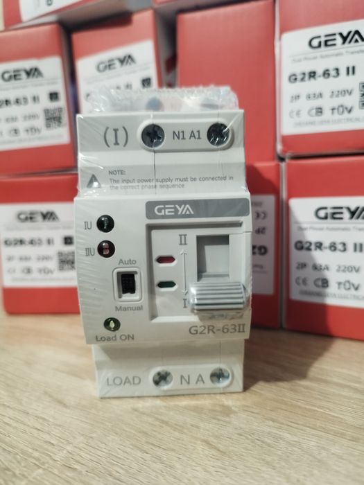 АВР Geya G2R-63 2P 63А Автомат введення резерву