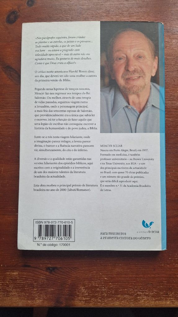 Livro: A Mulher que escreveu a Bíblia de Moacyr Scliar