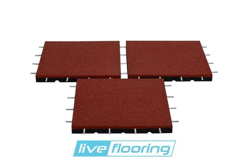 Płyta gumowa sbr na taras plac zabaw, do siłowni. LIVEFLOORING. atesty