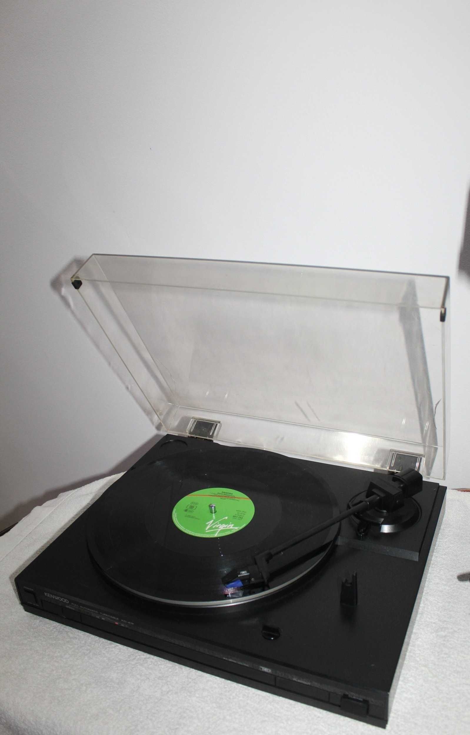 KENWOOD KD-47F Gramofon na płyty winyle nowa igła Japan Wysyłka