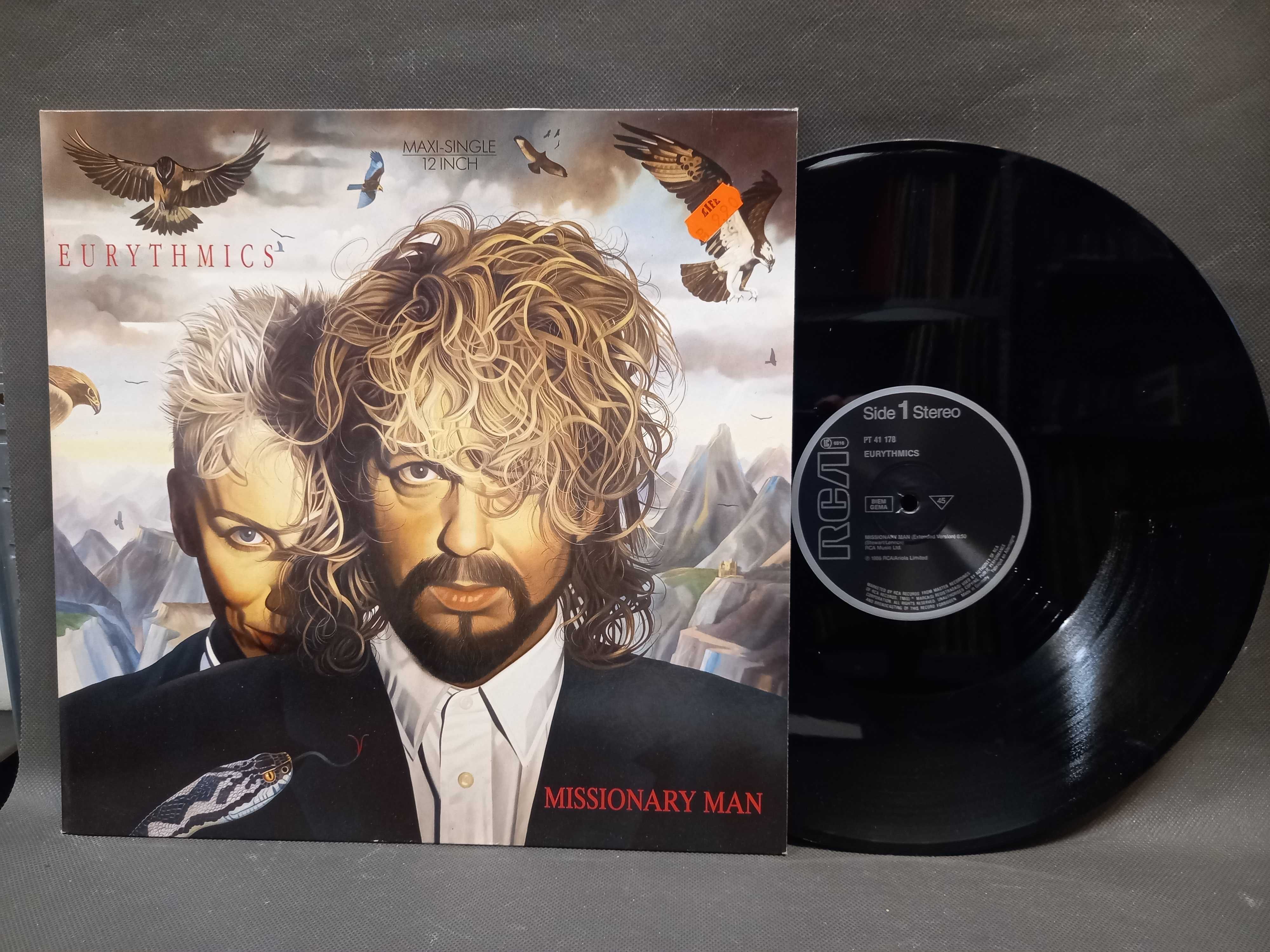 Winyl. Eurythmics – Missionary Man. Maxi Single 45