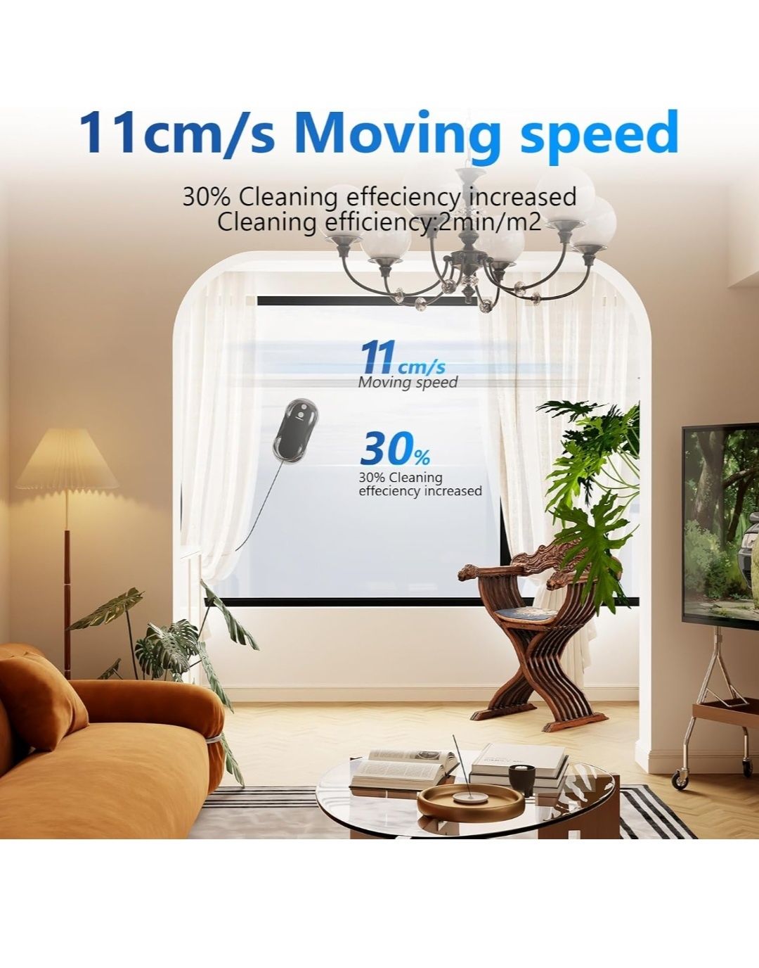 Tosima W5 robot do mycia okien z podwójną dyszą