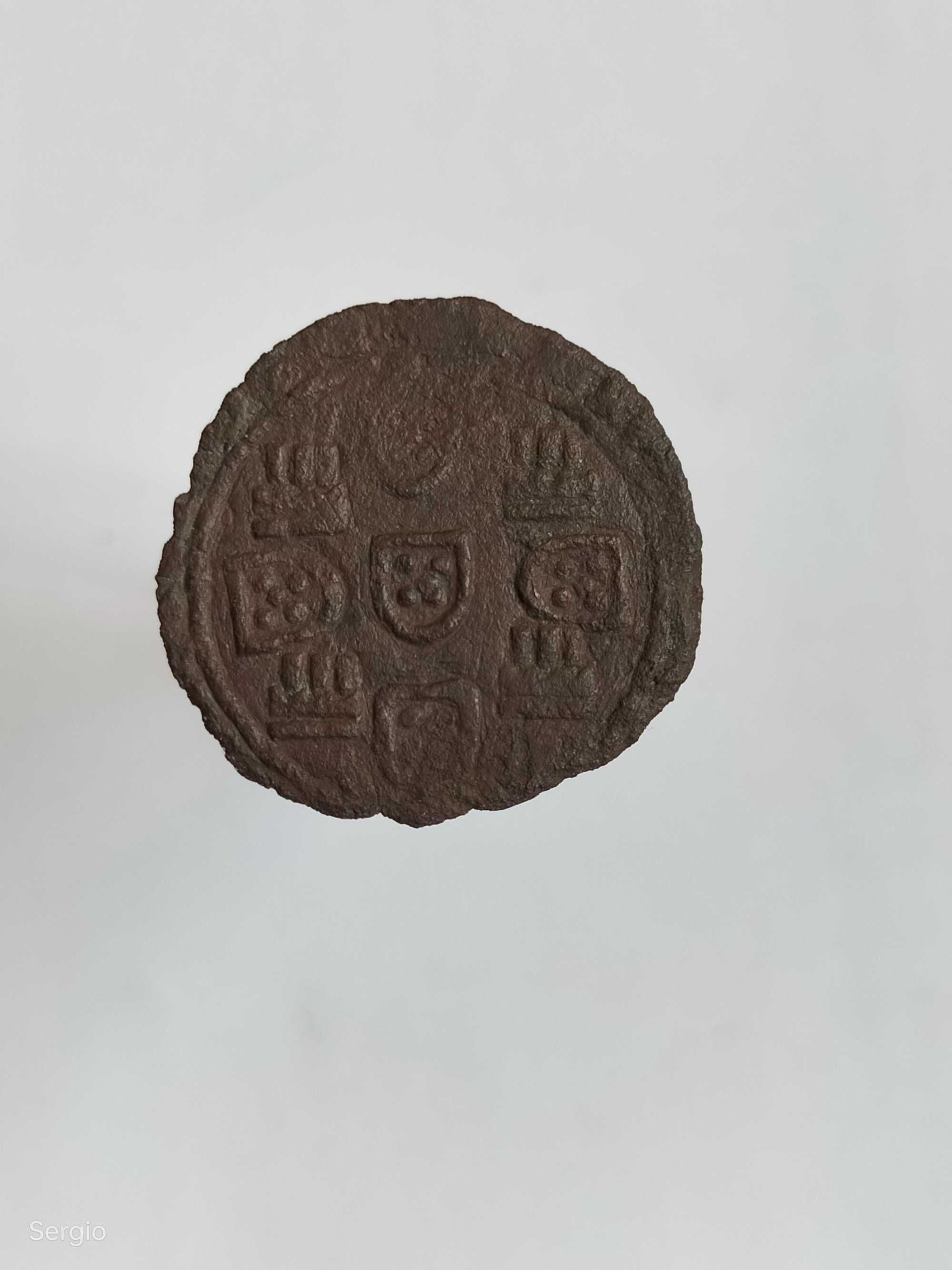 Moeda de Portugal  real preto João 1  Лот 240