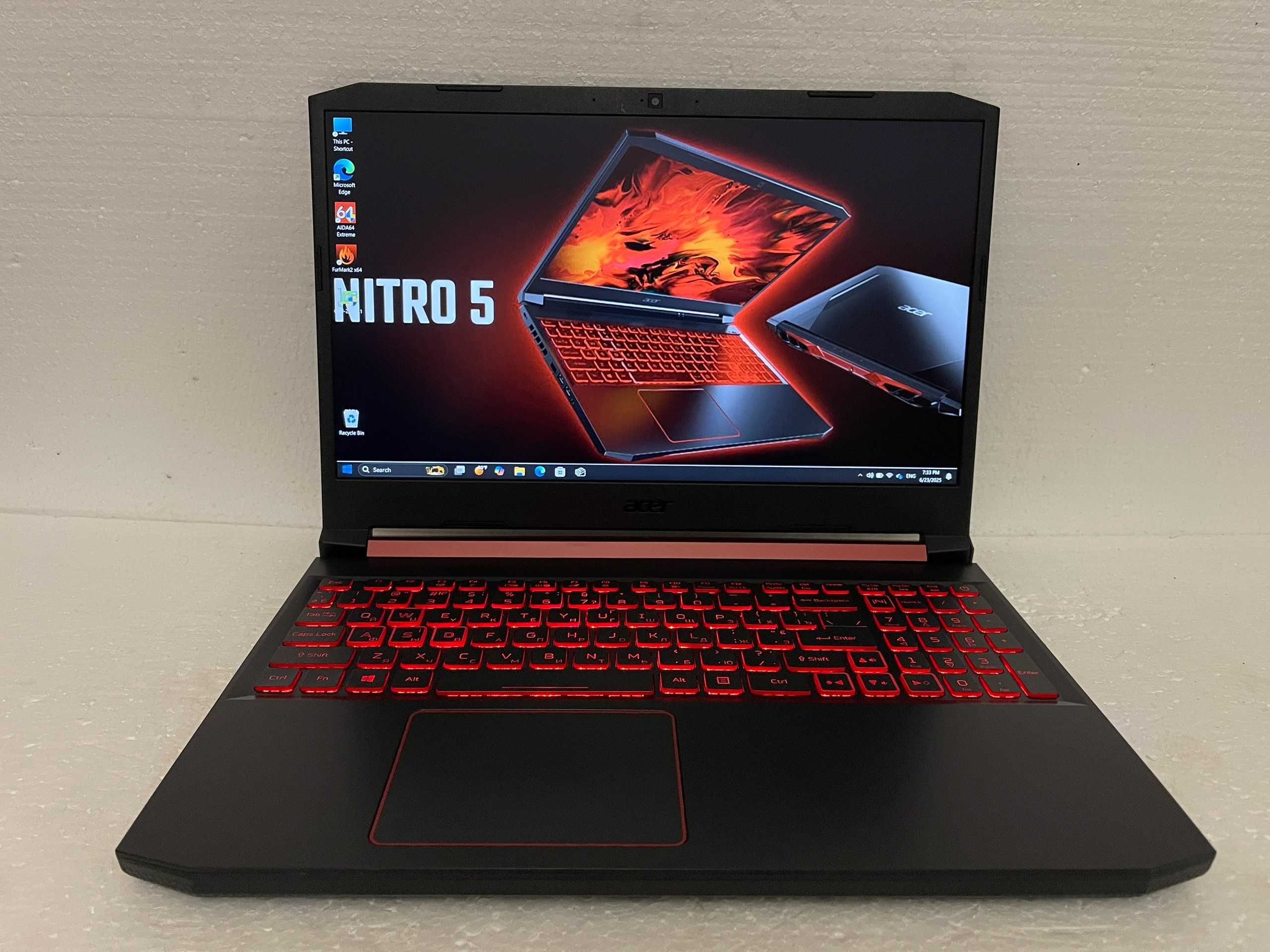 Игровой Acer NITRO 5/ Core 9300H/ 32 ГБ RAM/ Видео GTX (4 ГБ) GDDR5