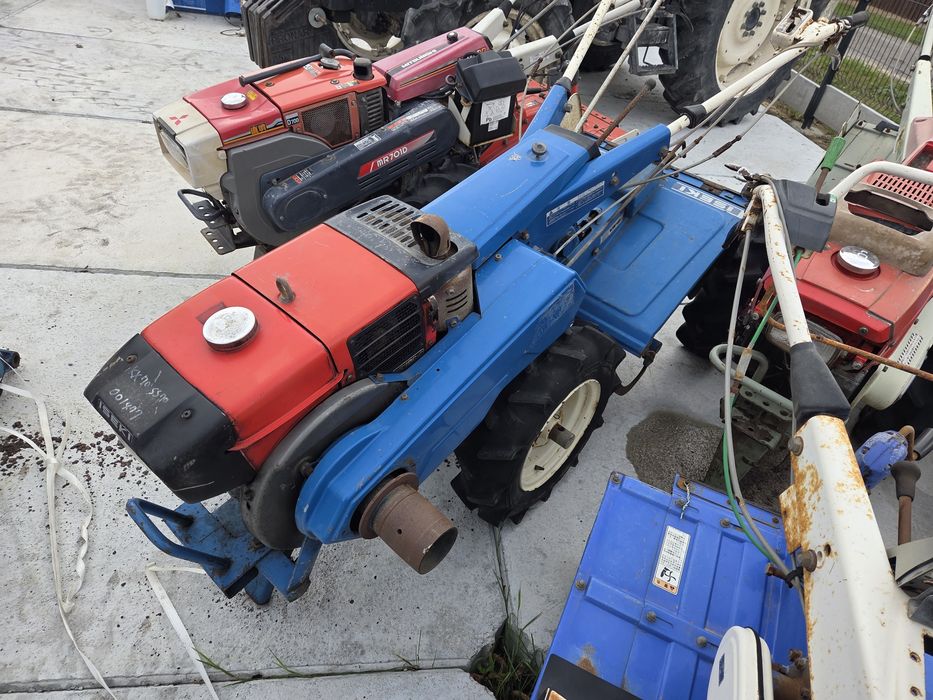 Traktorek jednoosiowy dzik Yanmar YC60 glebogryzarka diesel