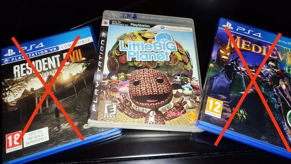Jogos da PS3 como novos