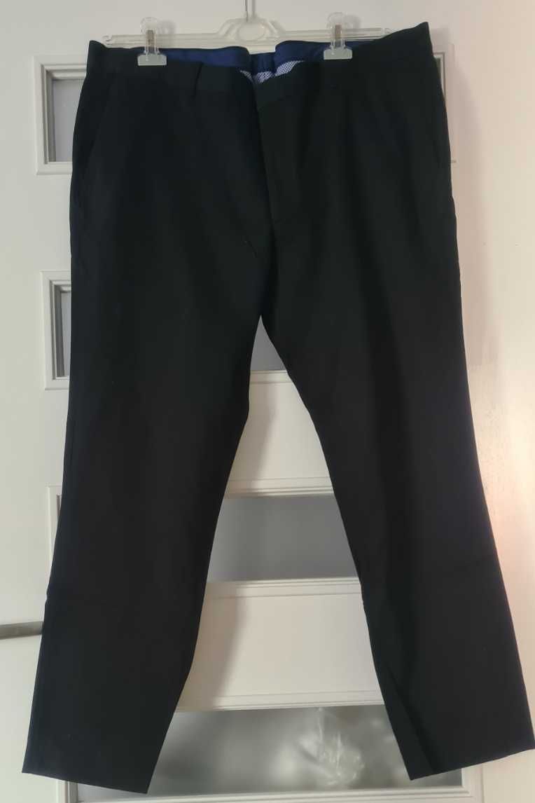 Dressmann czarne męskie spodnie męskie roz W40 L30,2XL