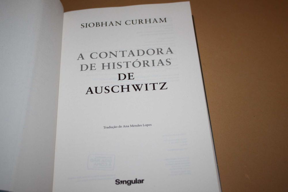 A Contadora de Histórias de Auschwitz//Siobhan Curham