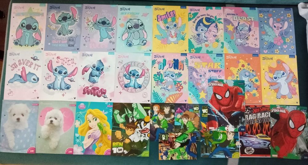 Karteczki/wkłady do segregatora Beniamin 27 sztuk