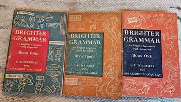 Brighter Grammar books 1, 3, 4 Eckersley Macaulay wydania 1956-57