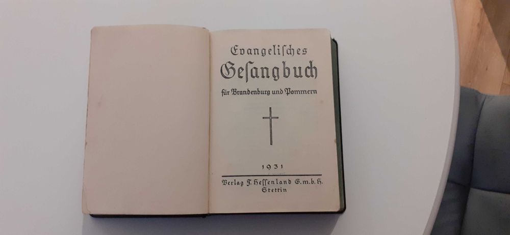 Evangelisches Gesangbuch 1931 - stary niemiecki śpiewnik