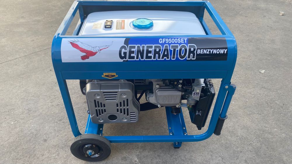 agregat prądotwórczy 8 / 9 kW AVR z automatyka ATS benzynowy PROMOCJA