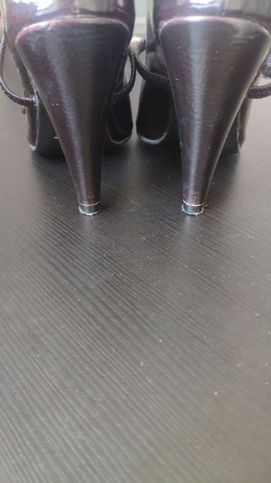 Eleganckie, fioletowe, włoskie szpilki rozmiar 36