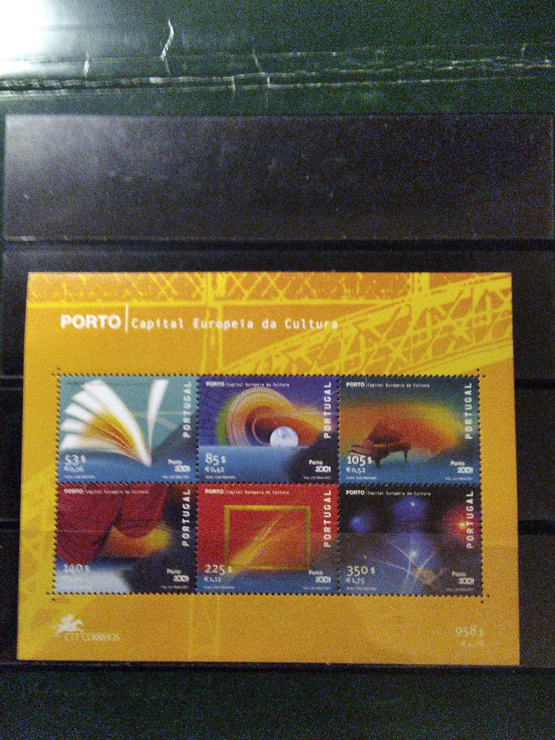 2001 Bloco Porto 2001 Capital Europeia da Cultura MNH **