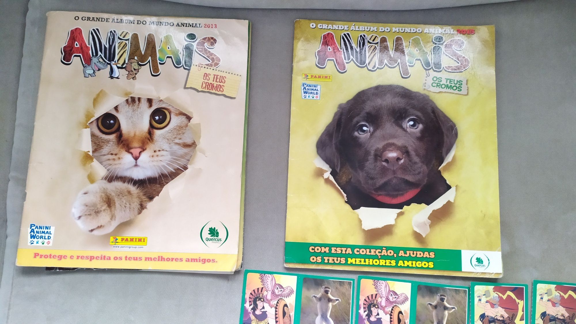 Coleções ANIMAIS o grande álbum do mundo animal 2013 e 2015