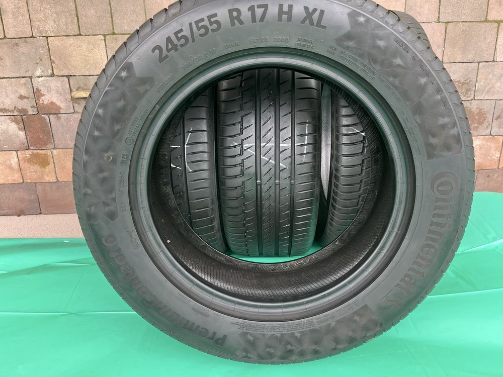 4x245/55/17 XL Continental PremiumContact 6 MO Jak NOWE 2020 rok
