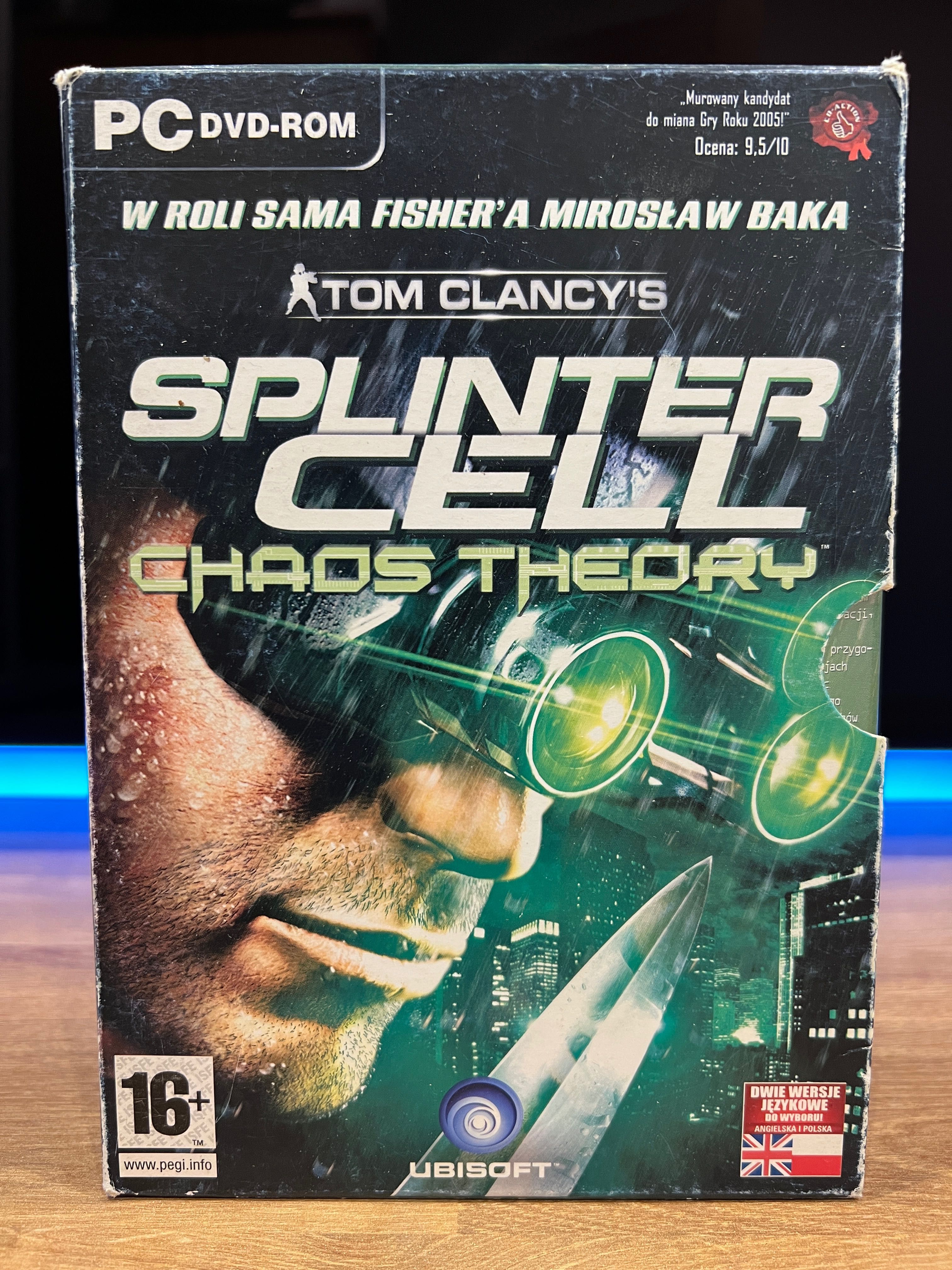 Splinter Cell Chaos Theory (PC PL 2005) kompletne premierowe wydanie