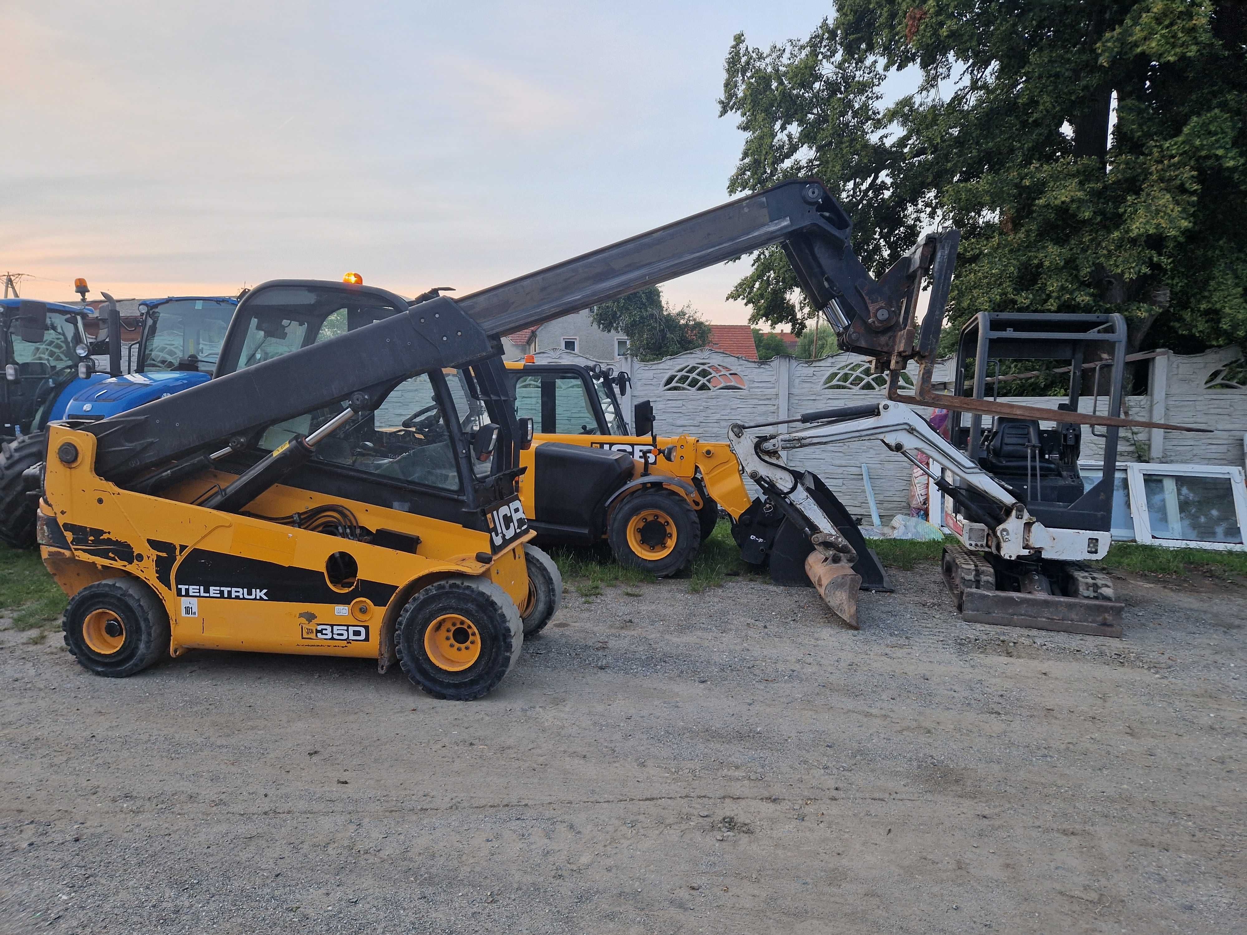 JCB  tlt 35d wozek widlowy teletruk teleskopowy ładowarka teleskopowa